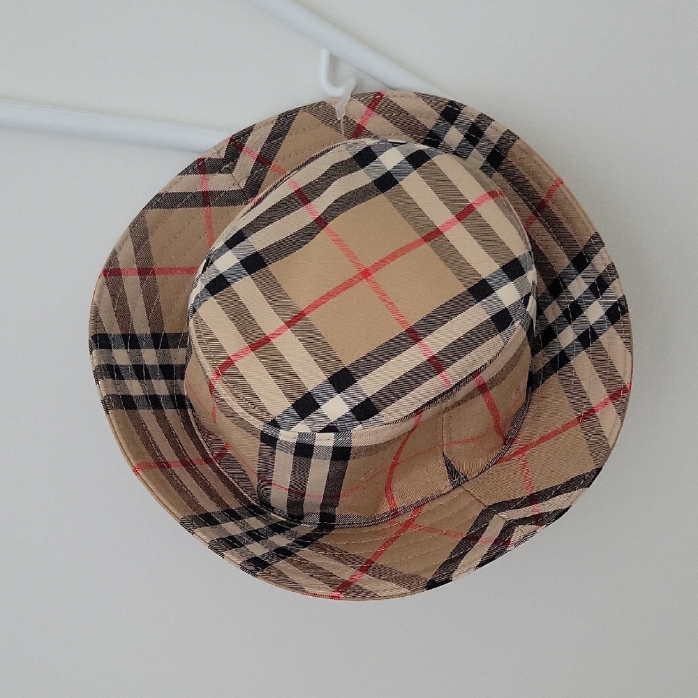 Burberry Plaid Bucket Hat 6M-9M